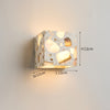 Japanese style wabi-sabi bedroom wall lamp