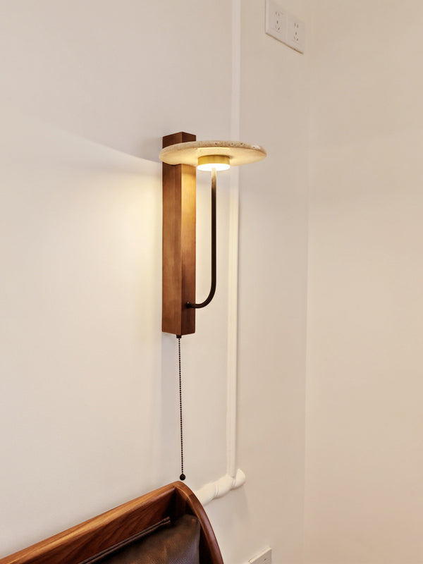 Japanese style retro bedside wall lamp
