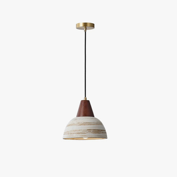 Japanese style solid wood ceramic chandelier