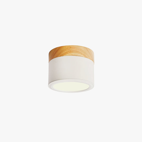Plafonnier d'allée à LED en bois massif nordique
