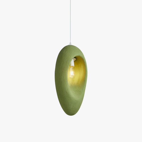 Wabi-sabi style green bedside small chandelier