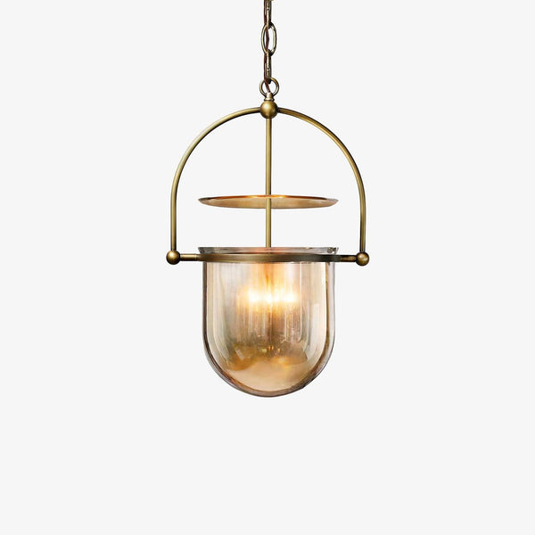 Lustre en verre simple et créatif