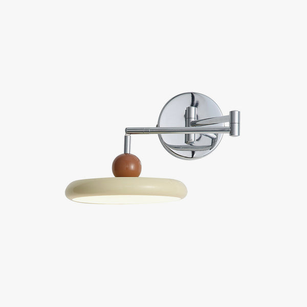 Foldable flying saucer wall lamp