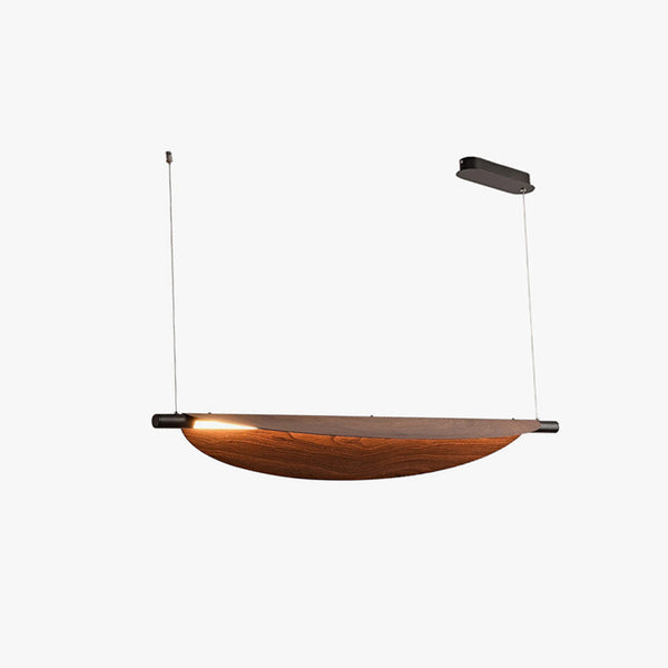 Lustre de salle à manger rétro créatif et personnalisé en forme de feuille