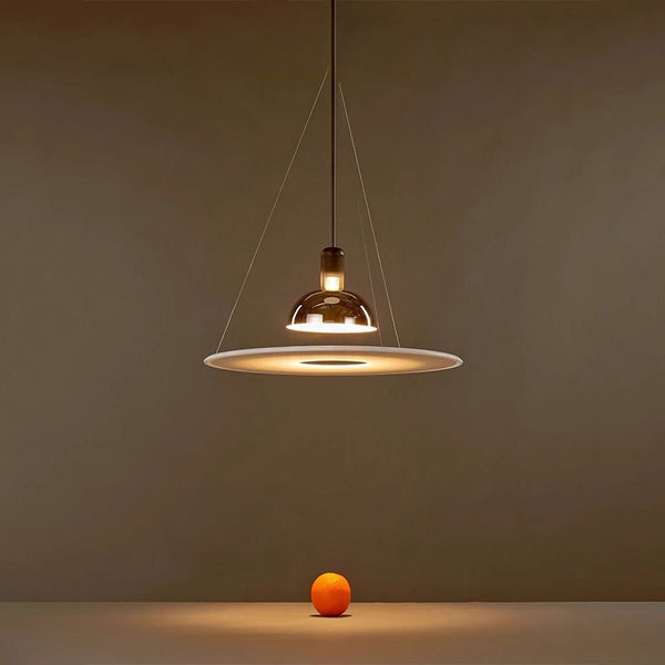 Designer minimalist UFO chandelier restaurant lamp