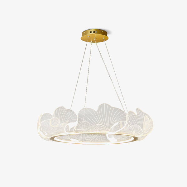 Creative Ginkgo Leaf Restaurant LED Chandelier