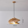 Modern personality solid wood chandelier