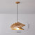 Modern personality solid wood chandelier