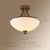 Simple retro American style iron bedroom ceiling lamp