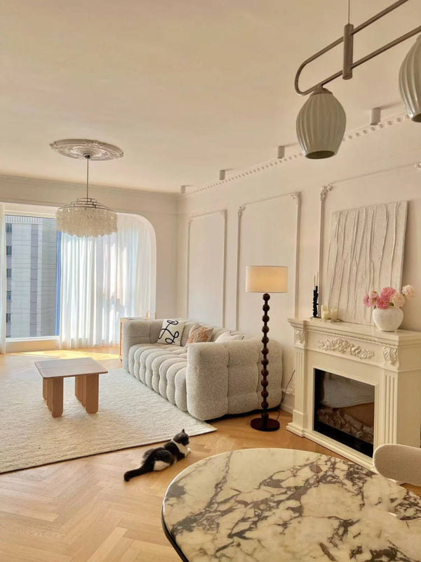 Round ball floor lamp