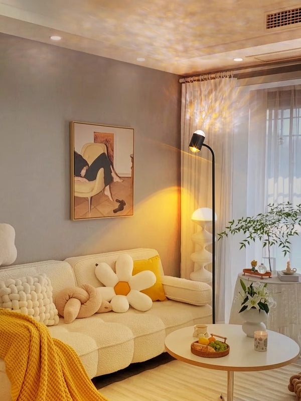 Creative double-headed water ripple atmosphere floor lamp