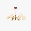 Medieval style full copper walnut living room chandelier