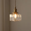Japanese style vintage brass glass dining room bedroom Pendant light