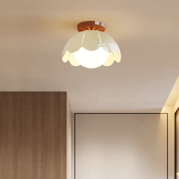 Medieval Cream Style Corridor Aisle Ceiling Lamp
