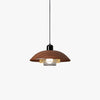 Vintage walnut wood grain dining room chandelier