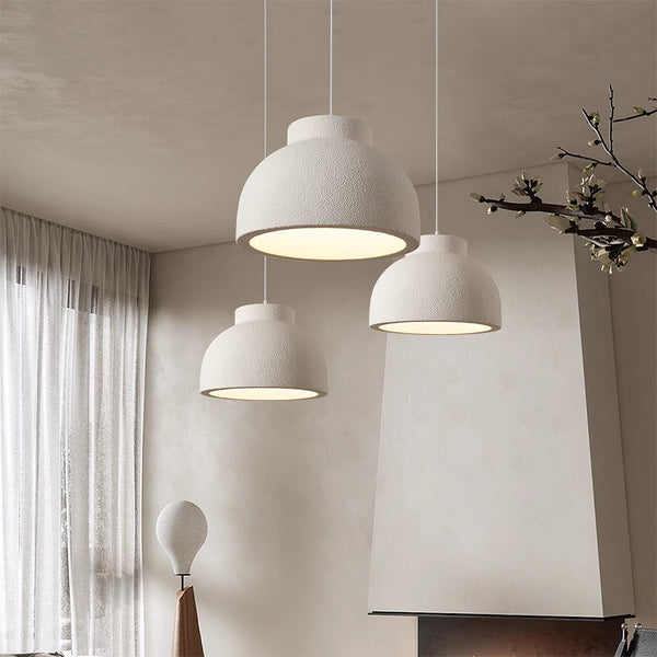 Kronleuchter im japanischen Creme-Stil