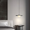 Nordic simple black bedroom bedside chandelier
