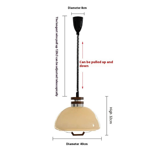 Vintage Medieval style glass chandelier