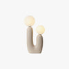 Nordic creative double head ball table lamp
