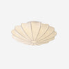 Cream silk bedroom ceiling lamp