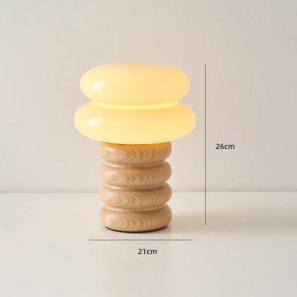 Retro circle table lamp