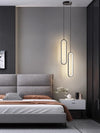 Minimalist LED bedroom bedside living room background wall Pendant light