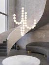 Cream style all-copper magic bean chandelier