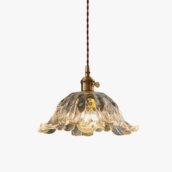 French flower glass chandelier