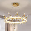 Creative Crown Crystal Bedroom Chandelier