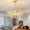 French creative branch crystal living room and dining room chandelier