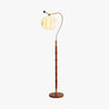 Lampadaire de chambre en bois massif de style médiéval