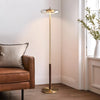 American retro solid wood floor lamp