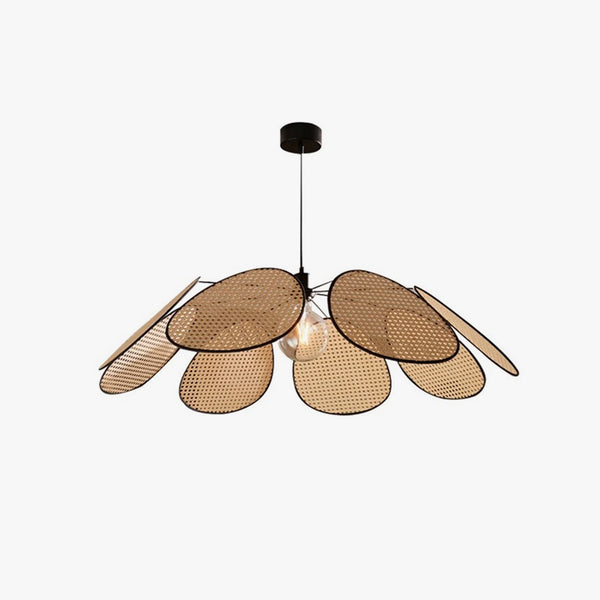 Japanese creative rattan chandelier