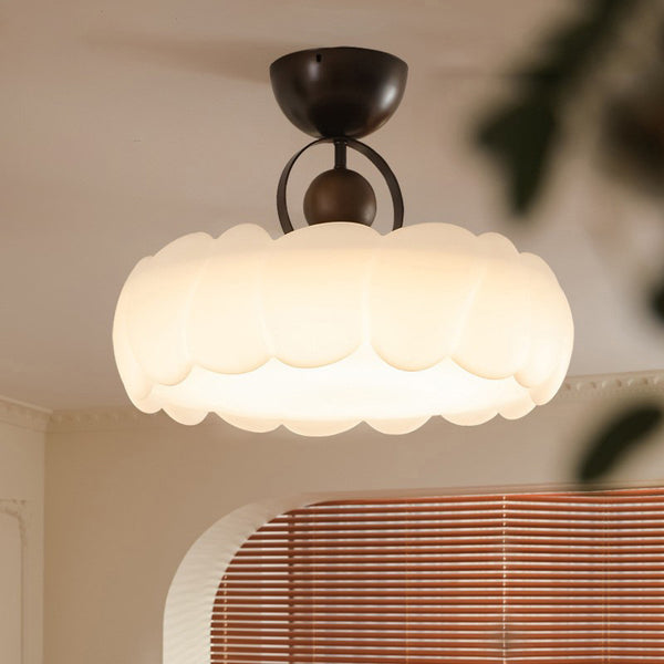 Vintage cream style children's room bedroom ceiling lamp