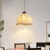 Lampe à suspension de salle à manger en tissu rétro japonais