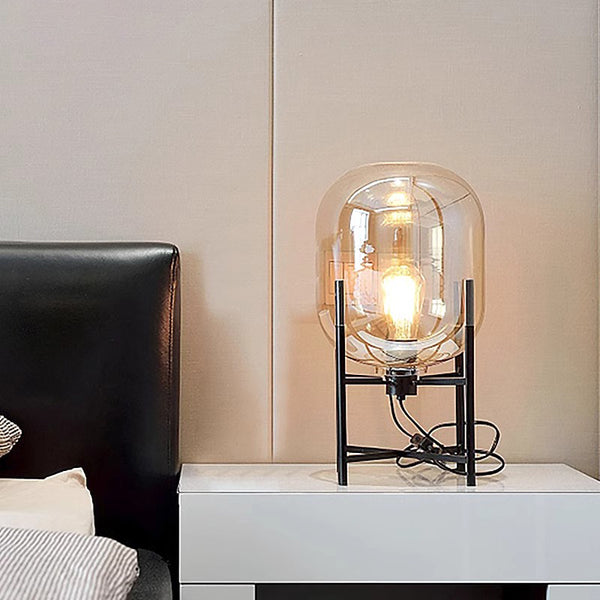 Lampe de table créative nordique en verre