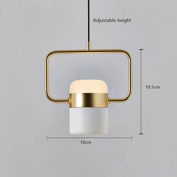 Suspension de salle à manger créative nordique à longue bande