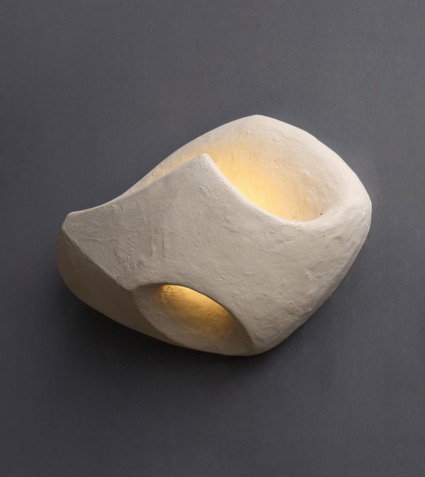 Wabi-sabi style wall lamp