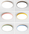 LED-Deckenleuchte Macaron für Schlafzimmer