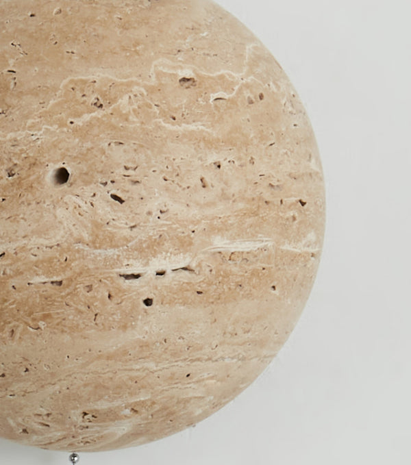 Yellow Travertine Bedroom Wall Lamp