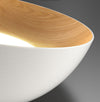 Nordische kreative Deckenlampe mit Holzmaserung