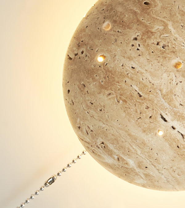 Yellow Travertine Bedroom Wall Lamp