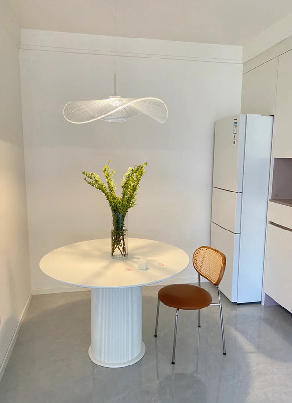 Designer personalisierte kreative Lotusblatt Strohhut Kronleuchter