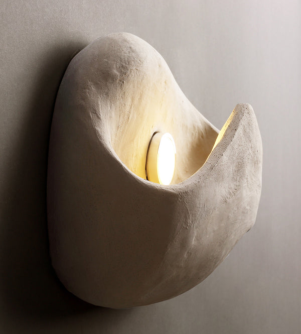 Wabi-sabi style wall lamp