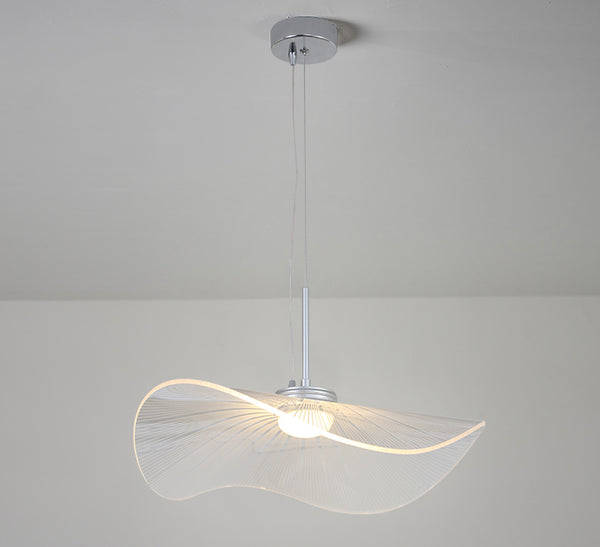 Designer personalisierte kreative Lotusblatt Strohhut Kronleuchter