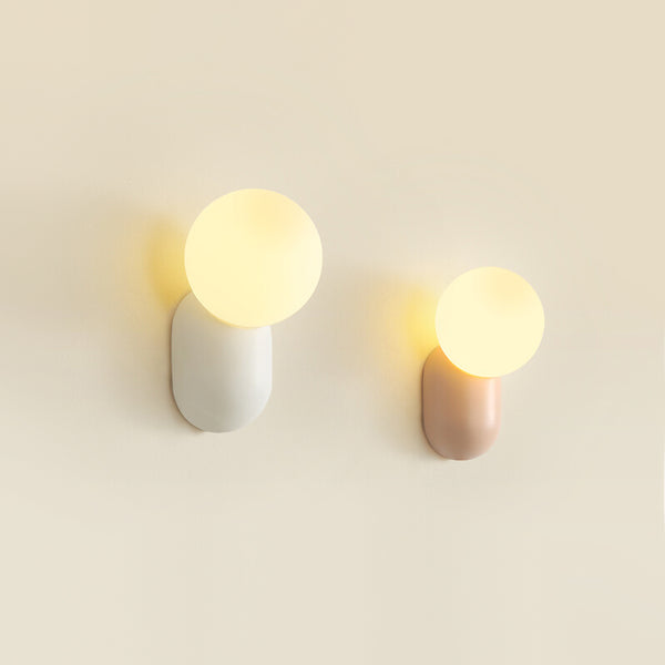 Applique murale de chambre de style nordique crème