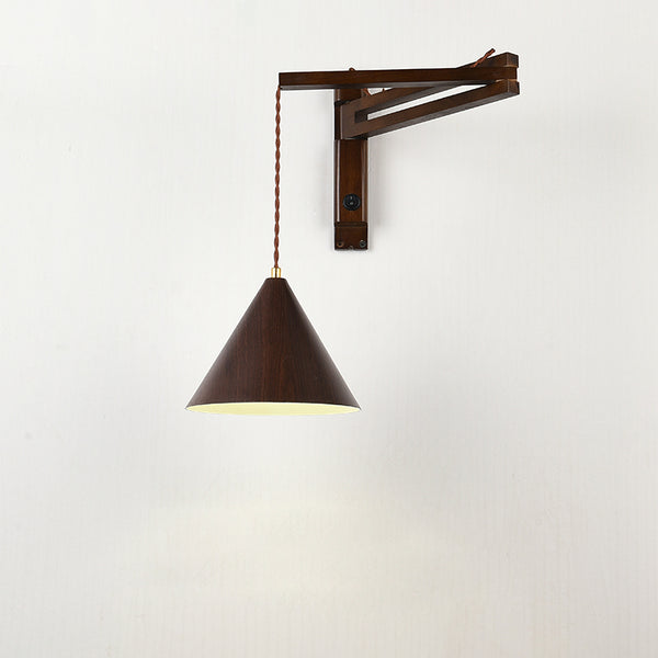 Retro versenkbare Schwenkarm-Wandlampe