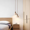 Vintage wabi-sabi style bedroom bedside chandelier