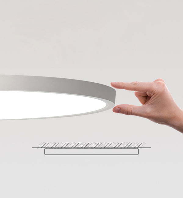 Minimalist ultra-thin LED ceiling light