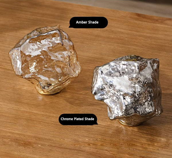 Lampe de table rétro créative en forme de glaçon